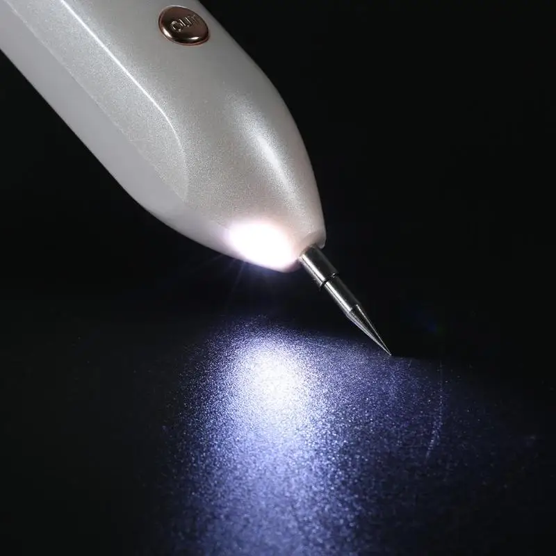 Dropshipping Electric LCD Laser Freckle Mole Warts Dot Tattoo Eraser Spot Remover Pen Dark Spot Remover For Face Machine Pen