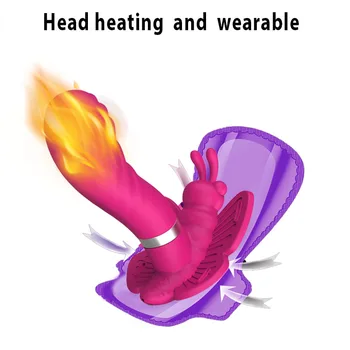 10 Speeds Butterfly Vibrators for Women Rotation Dildo Sex Toys For Woman,G Spot Clitoris Stimulation Sex Product for Adult 4