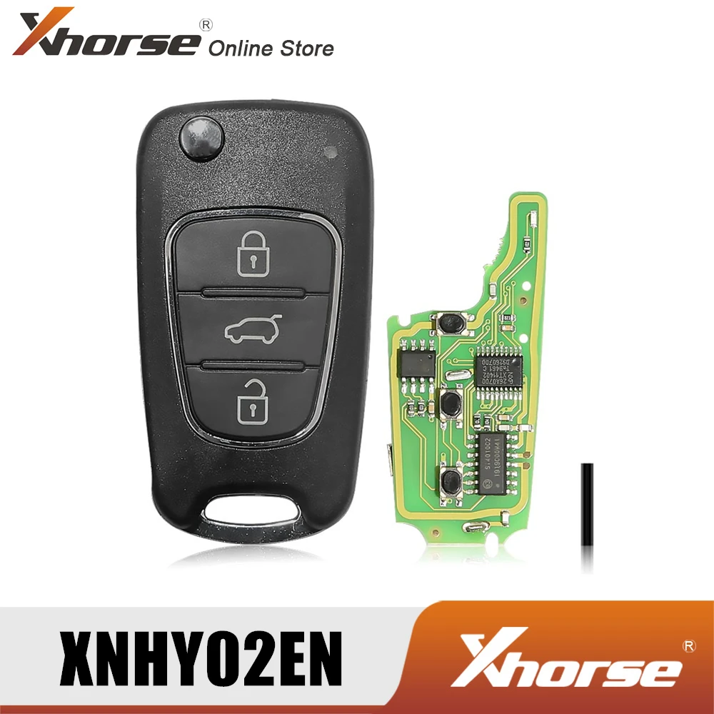 Беспроводной универсальный пульт дистанционного управления XHORSE XNHY02EN для HYUNDAI Flip