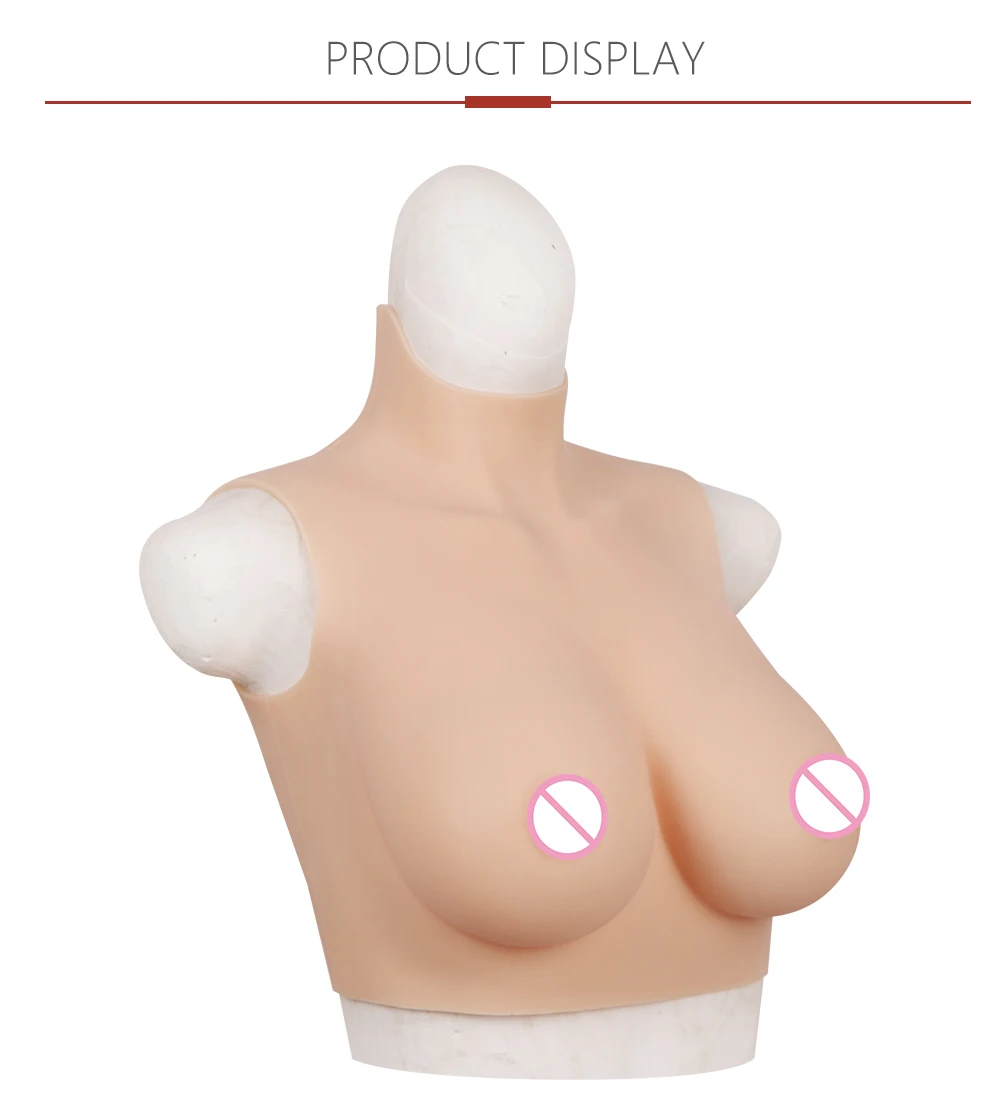 D cup Food grade silicone lifelike breast forms crossdresser cosplay fake boobs Artificial realistic breast for woman mastectomy (6)