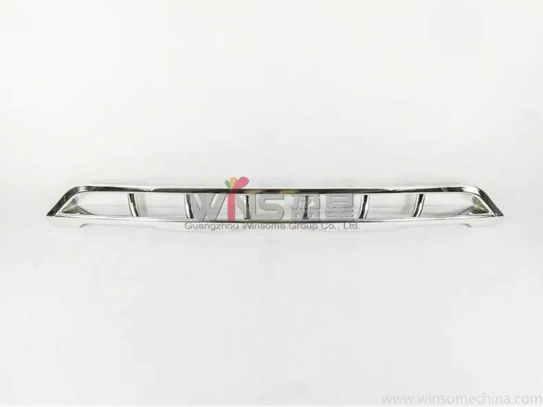 Bumper trim Для Audi Q3 2012 2013 хромированная накладка на передний бампер, декоративная отделка, аксессуары для стайлинга автомобилей - Цвет: Bumper trim