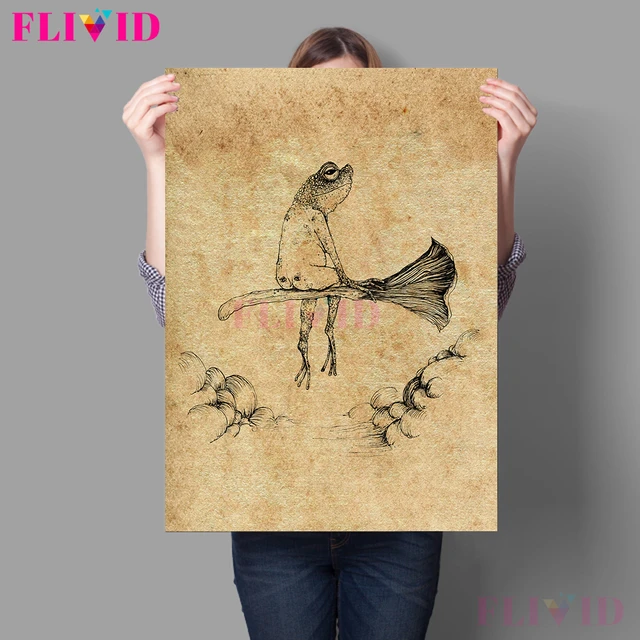 Affiche D'art Vintage De Monstre, Impression De Jungle Silencieuse Et  Maléfique, Peinture Sur Toile D'art Mural Rétro, Décor De Maison - Peinture  Et Calligraphie - AliExpress