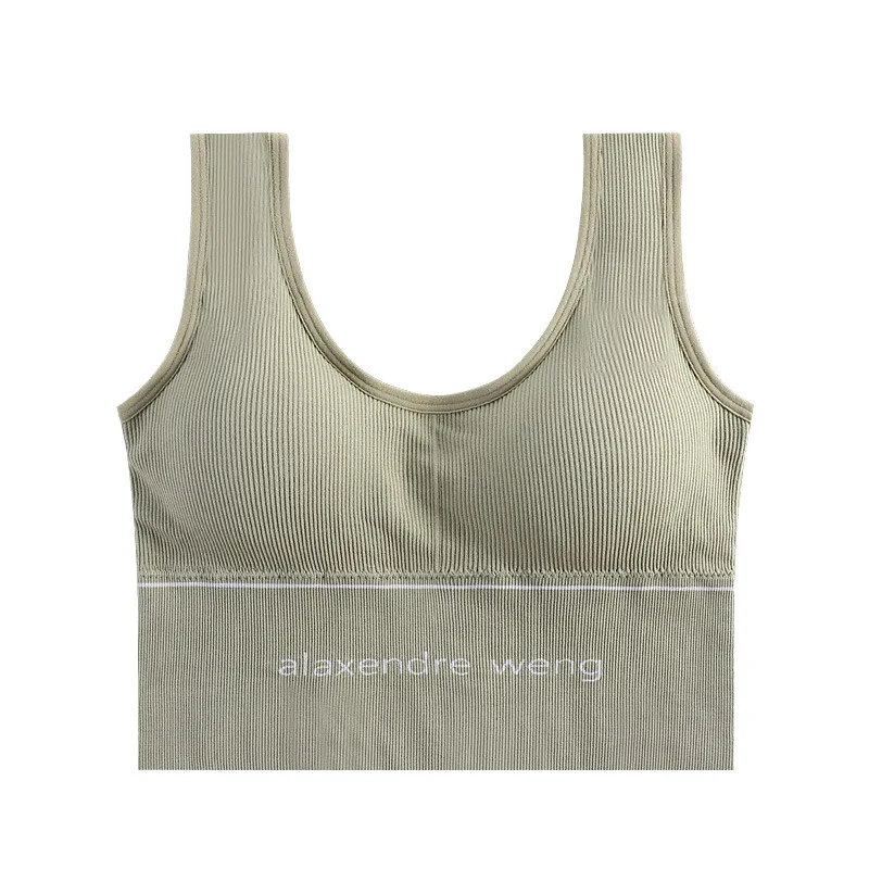 Лидер продаж 2020 спортивные топы женское нижнее белье для йоги бюстгальтер без