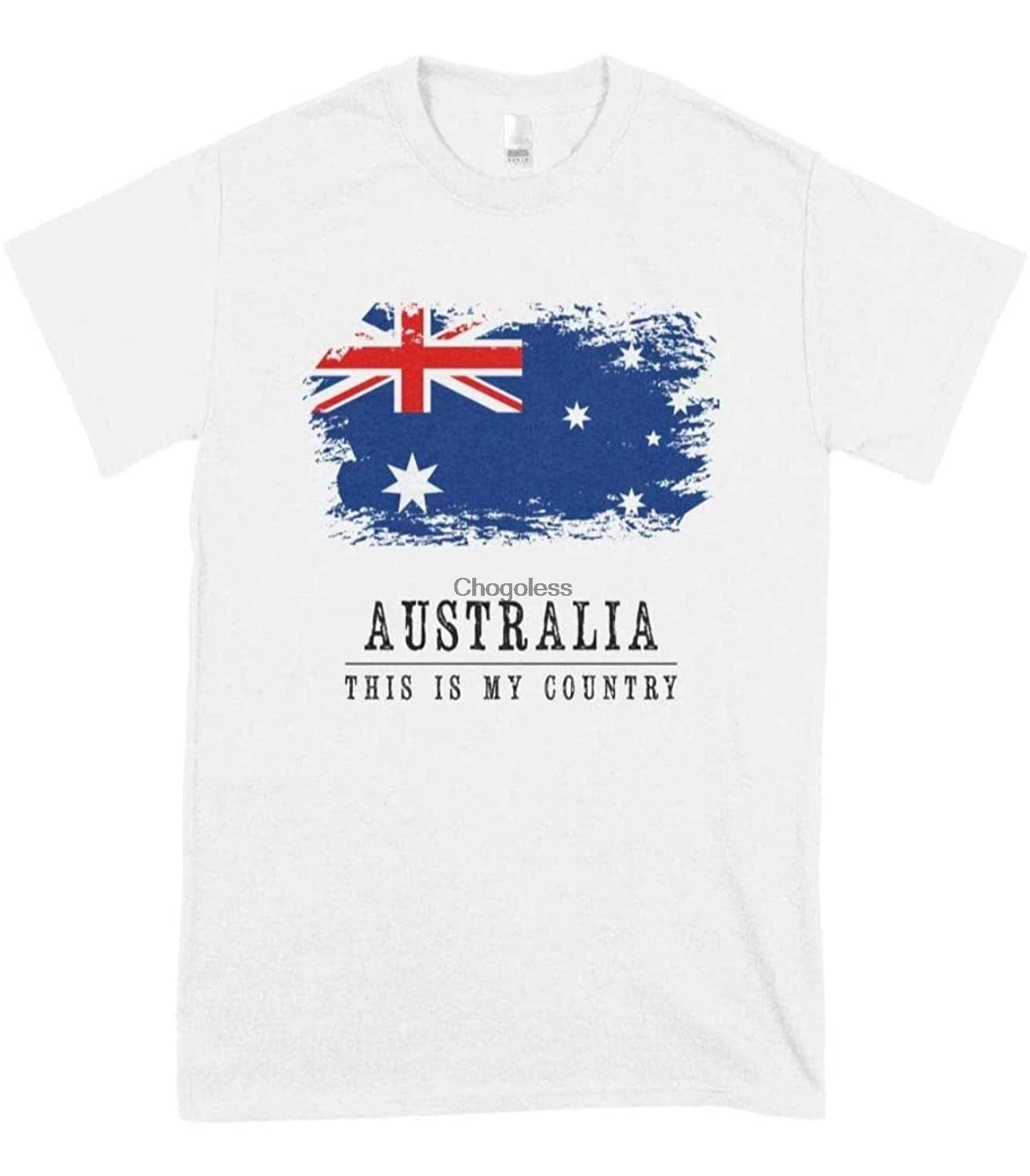 Australia Classic Guys Unisex Tee for Man Women Handmade TShirt Boys Vintage Black(1) |