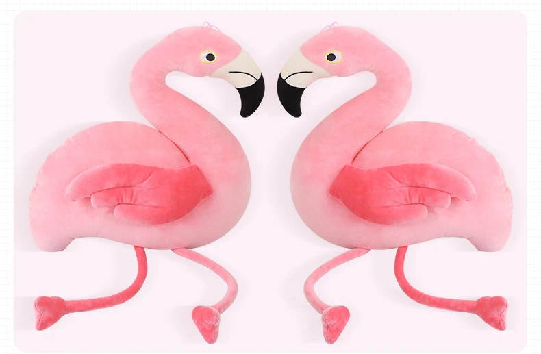 40-105 см Фламинго плюшевая игрушка мультфильм мягкая кукла Kawaii розовая подушка с птицей чучело животное ребенок дети ребенок день рождения Рождественский подарок