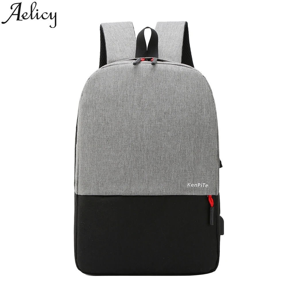 Aelicy мужские деловые рюкзаки для ноутбука usb зарядка рюкзак с защитой от кражи