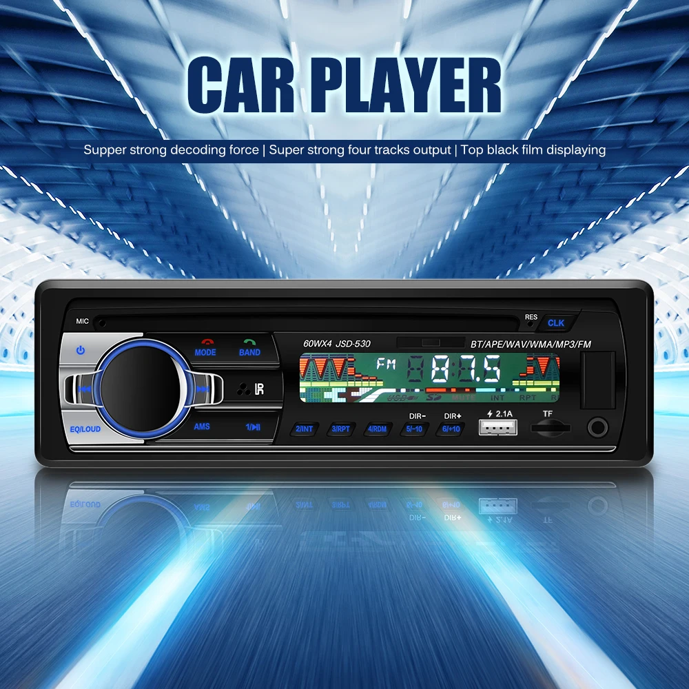 4*60 Вт Bluetooth fm-радио Aux автомобильное радио 12 В lcd Автомобильный медиаплеер SD USB MP3 автомагнитолы Автомобильная электроника