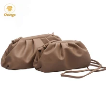 Oswego облачная сумка мягкие кожаные пельменты сумки-мессенджеры Женская Сережка сумка на плечо женские кошельки и сумки горячая распродажа