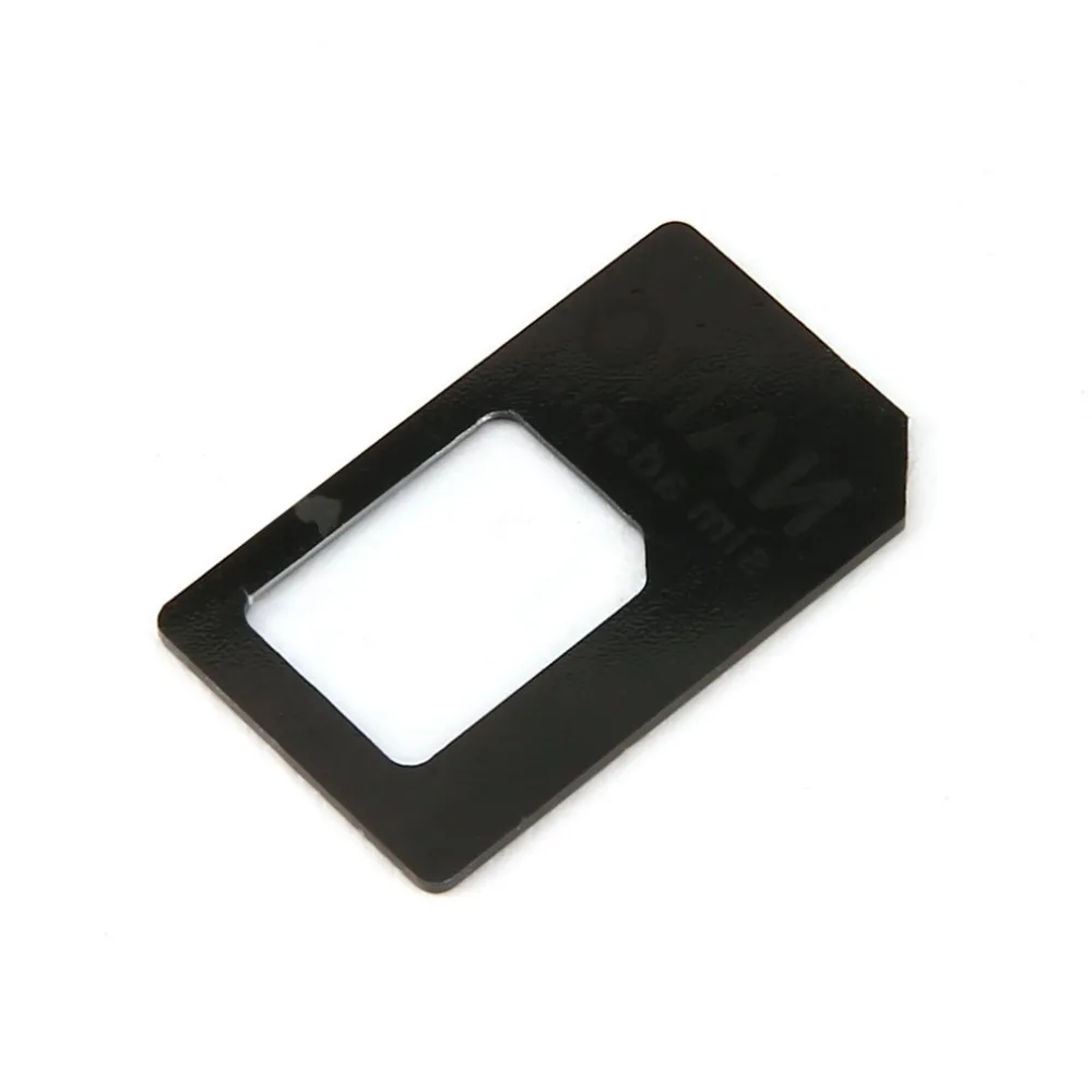 Черный 3 в 1 Nano Sim адаптер+ Micro Sim адаптер+ Nano к Micro адаптер с иглой для мобильных устройств