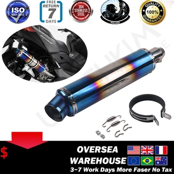 Universal Motorcycle Exhaust Muffler Escape For s1000xr Cbr125 R3 Xsr900 bws 100 Cbr650f Cb500f G310gs Z900 2020 752s Exhaust