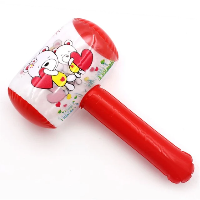 Infants Cartoon Inflatable Hammer Toy with Bell Air Hammer Kids Educational Toys  Party Favors Baby Bathtub Inflatable Bath Toy - AliExpress