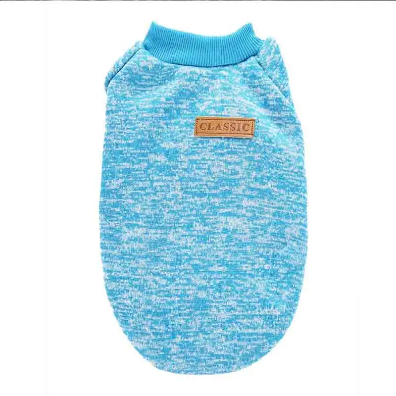 Одежда для домашних животных свитер собак теплая мягкая хлопковая шерстяная