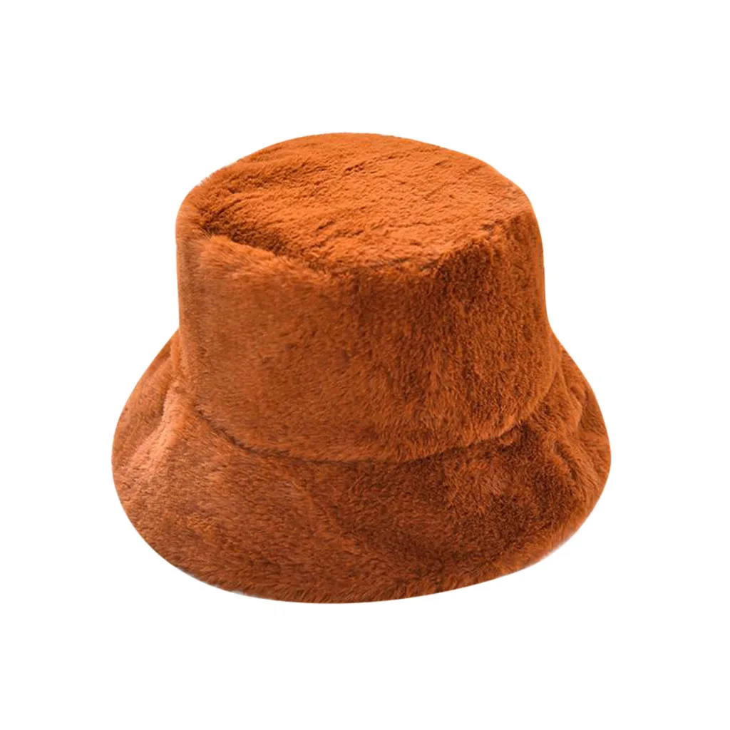 Модная женская зимняя шапка-ведро, милые и теплые шапки для охоты, рыбалки, женская зимняя шапка, gorros mujer invierno женские шапки - Цвет: Coffee