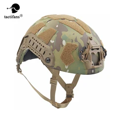 Full Protection FAST SF Tactical Helmet Super High Cut Modular Bungee Shroud NVGs Skeleton Rail Shooting Paintball Accessories