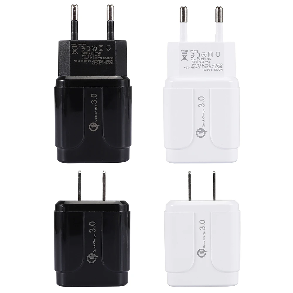 Зарядное устройство USB Quick Charge 3,0 для IPhone 7X8 IPad быстрое настенное зарядное устройство головка для samsung S9 Xiaomi Mi 8 huawei зарядное устройство для мобильного телефона