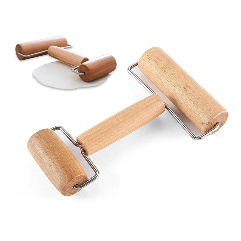 Description Picture 4 of itemDouble-headed Wood Clay Roller Pottery Rolling Pin Modeling Tool Mud Sheet Forming Stick DIY Ceramics Carving Sculpture Tools