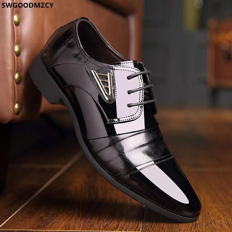 Zapatos de charol para hombre, calzado Formal de oficina, Zapatos de Derby, Zapatos italianos de Zapatos Habillées, 2022|Zapatos formales| - AliExpress