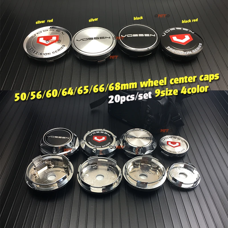 4p 64.5mm Car Wheel Center HUB Caps Curve Badge EMBLEM BK/Chrome HRE PERFORMANCE 