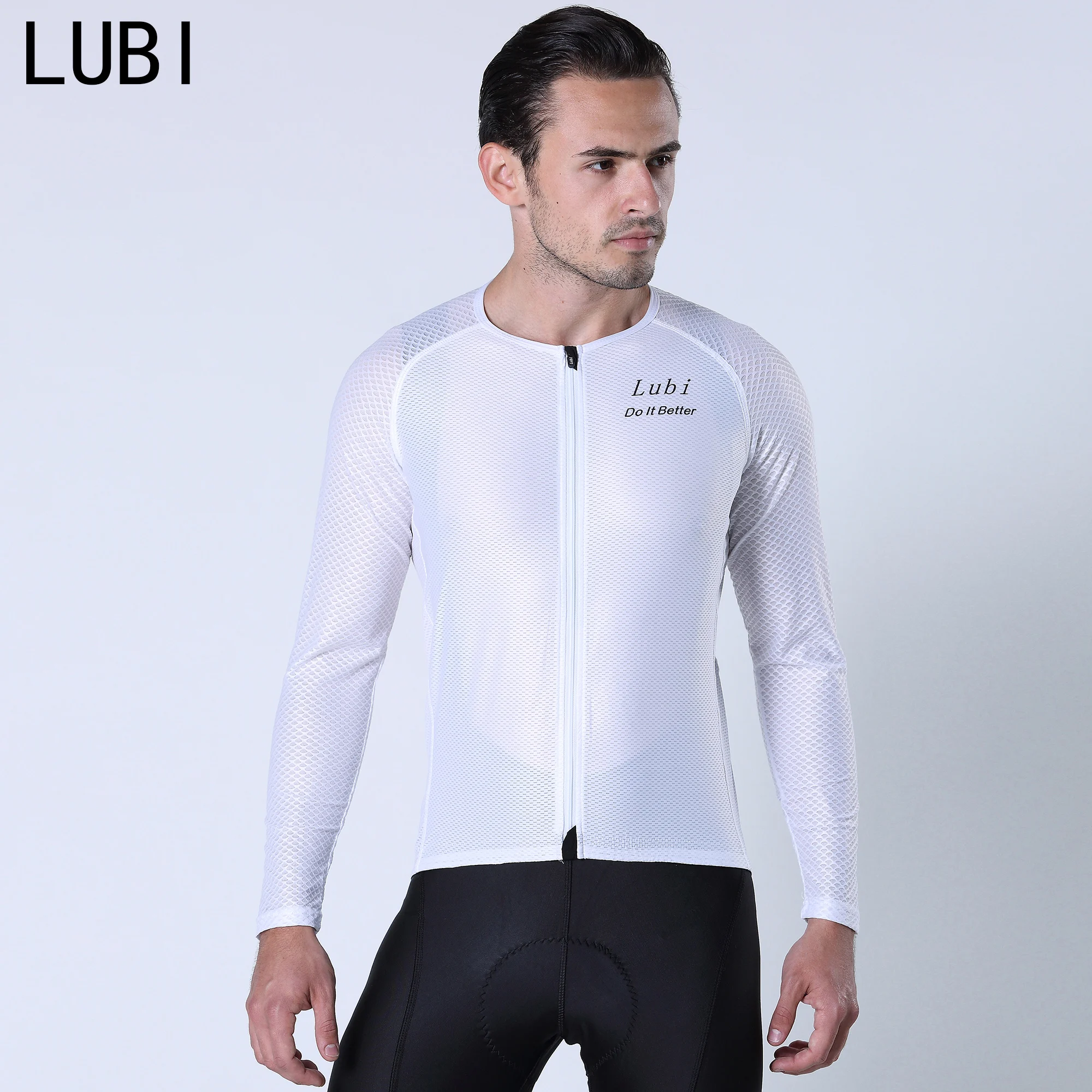 LUBI Высококачественная Мужская одежда для велоспорта Джерси с длинным рукавом