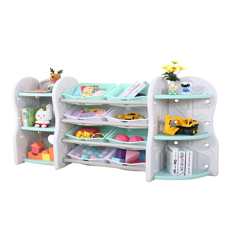 

Children's Toy Storage Rack Floor Rack Multi-layer Baby Locker Baby Plastic Bookshelf Finishing Shelf