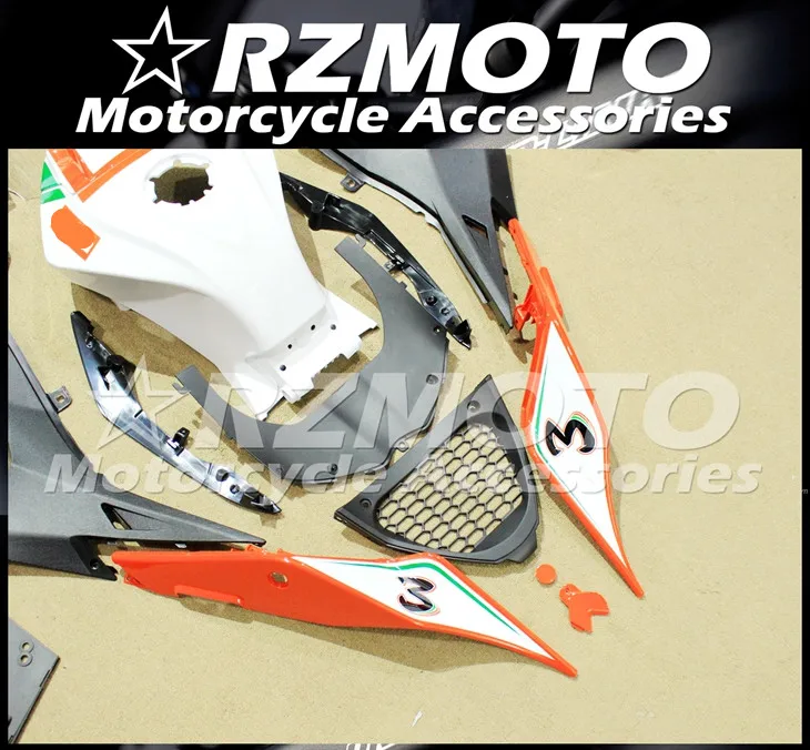 ABS мотоцикл обтекатель комплект для APRILIA RS4 50RS4 125 2010- год кузов литьевая форма Магазин № 1836