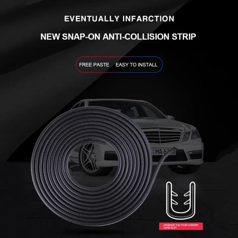 ONEWELL Декоративная полоса Автомобильная Дверь Наклейка Анти-столкновения анти-шаговый край двери автомобиля Защита от царапин полоса защитная накладка