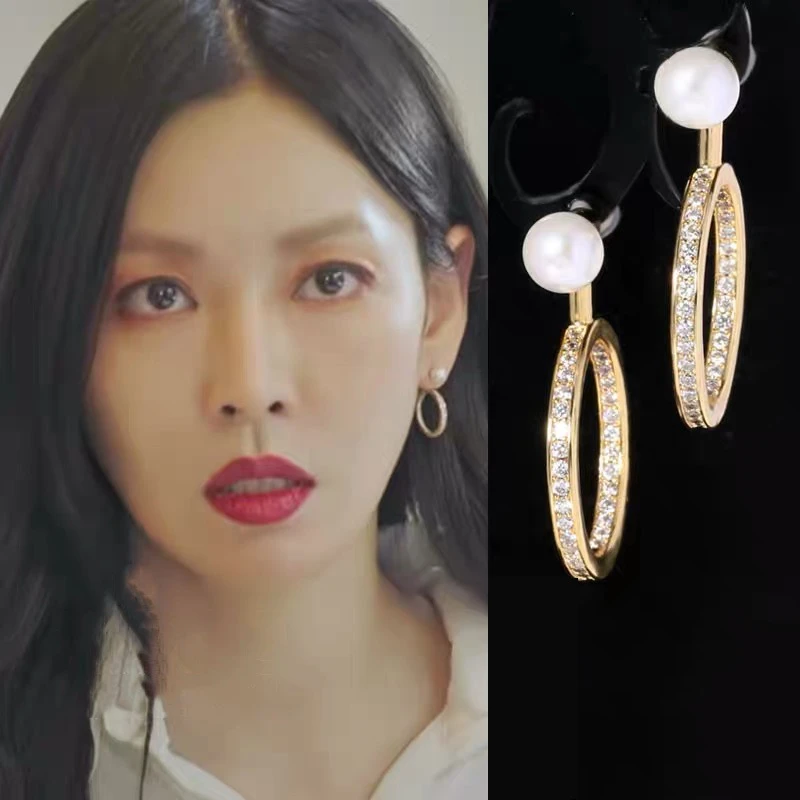 20styles 2020 fashion new korea TV Penthouse WAR IN LIFE lovely temperament elegant Earrings women Eardrop Kim So-yeon star