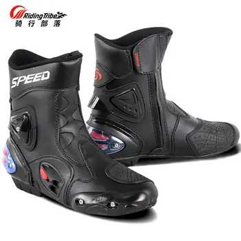 

Motorcycle Mid-Calf boots in the long-distance racing off-road locomotive shoes 40-45
