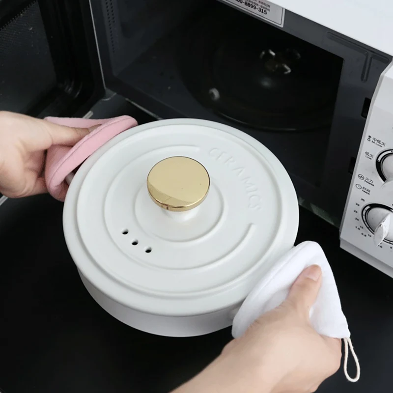 Plain Anti-scalding Pot Gloves Heat Resistant Clips Insulation Non Stick Anti-slip Bowel Holder Clip Cooking | Дом и сад