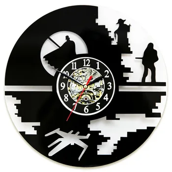 

Creative Vinyl Wall Clock Mirror Simple Living Room Clock Decoration Clock Retro Clock a Generation of Fat Clock