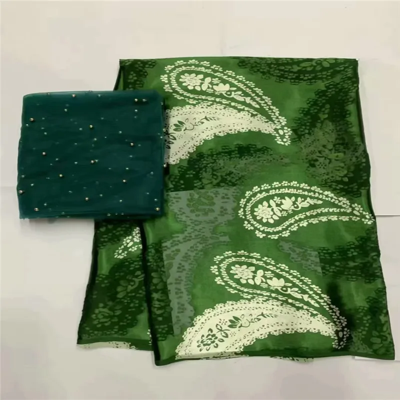 

Imitated silk fabric African fabric wholesale high quality 2019 soft silk fabric for dress African print fabrics 5 yards !LXE883