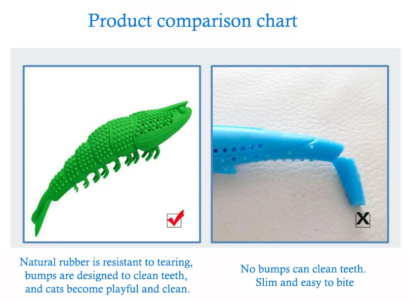 Стиль для домашних кошек жевательные игрушки для собак кошек игрушечная зубная щетка Интерактивная забавная игрушка для KittenCute в форме креветки для чистки зубов