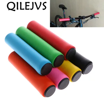 

QILEJVS 1Pair Bike Silicone Anti-slip Handlebar Grips For Mountain MTB Bicycle Cycling