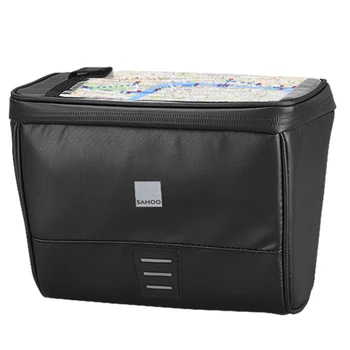 

ABZB-Sahoo Waterproof Cycling Bike Bicycle Map Sleeve Handlebar Bag Bicycle Basket