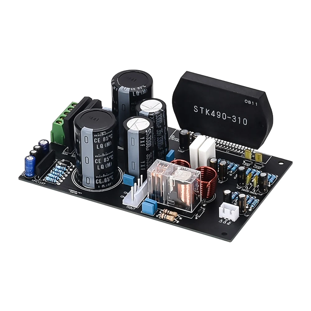 AIYIMA STK490-310 Power Amplifier Audio Board Class H HiFi Stereo Amplifiers Sound Speaker Home Theater 60WX2 aiyima audio d03 bluetooth 5 0 amplifier 150wx2 stereo hifi 2 1 wireless digital sound power subwoofer amplificador usb dac aptx