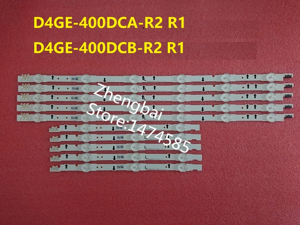 100% Новый оригинальный 10 штук (5*3 светодиодный + 5*6 светодиодный) UE40H6500 CY-GH040CSLV5H светодиодный полосы D4GE-400DCA-R1 R2 D4GE-400DCB-R1 R2 553 мм + 303 мм