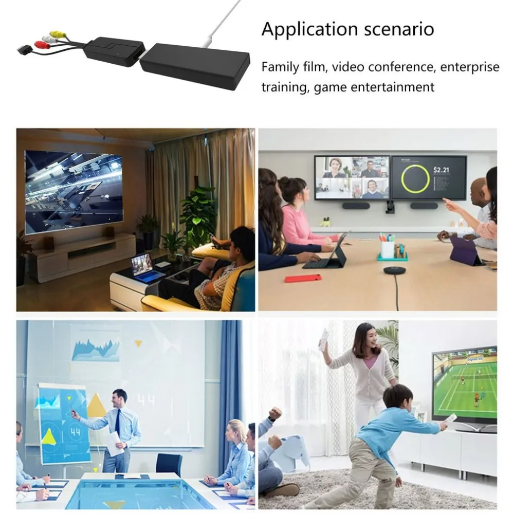 HDMI RCA ТВ Кабель HDMI в 3 RCA кабель преобразования с USB портом зарядки для ТВ коробка/PS3 с проектором HD ТВ кабель