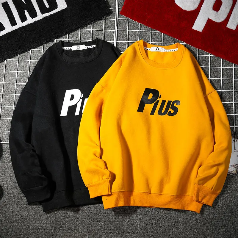 

Autumn New Hoodies Men's Fashion Letter Printing Casual Sweatshirt Men Streetwear Wild Loose Hip Hop Hoodie Man Hoody S-2XL