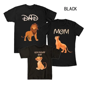 

Mom,Dad, Birthday Boy, Birthday Girl Lion King Big Family T-shirts Family Matching Outfits All Family Member Availible
