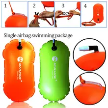 1 stücke Float Tasche Wasserdichte PVC Aufblasbare Schwimmen Boje Wasser Sport Lebensretter-flasche Schwimmen Rettungsring Luft Trockenen Schlepptau Segeln Flotation tasche