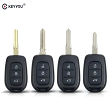 KEYYOU 3 кнопки дистанционного управления автомобильный ключ оболочки для renault dacia duster 2013- HU136te VAC102 чехол для ключей Замена