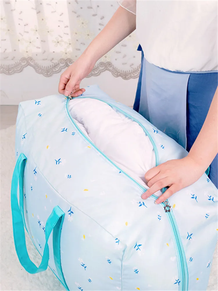 High Capacity Bedding Organizer Portable Quilt Clothes Storage Bag 12 High Capacity Bedding Organizer Portable Quilt Clothes Storage Bag