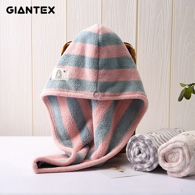 GIANTEX женские полотенца ванная комната полотенце из микрофибры для волос банные