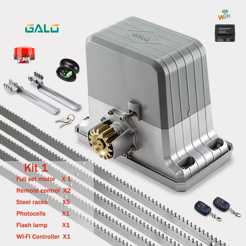 

Max Automatic Sliding Rack Driven Sliding Gate Opener for Gates up to 16 Feet Long 4000lbs slid move gate door closer