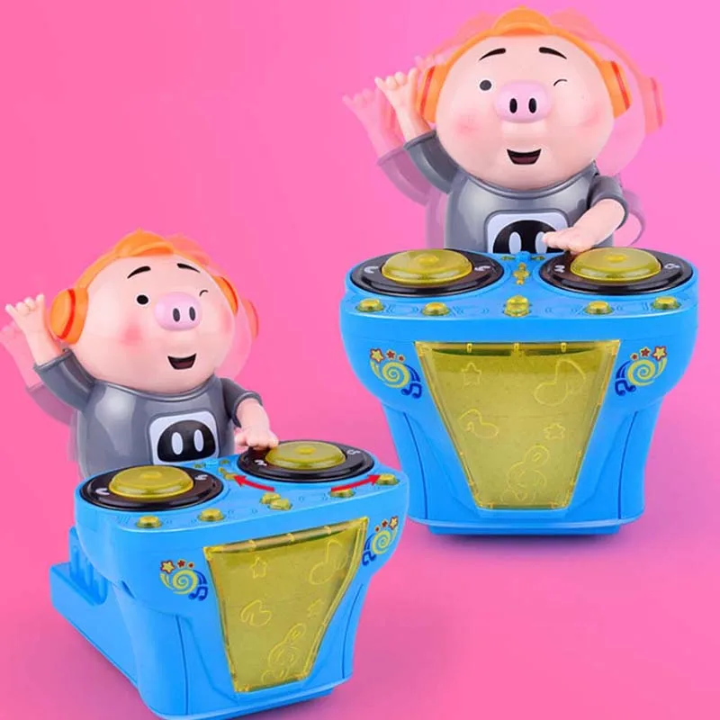 

Children Music Toys Seaweed Dance Dancing Piglet Singing With Light DJ Bar Pig Electronic Vocal Baby Toys For Kids Present