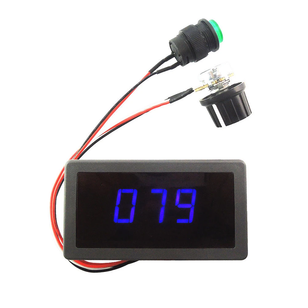 CCM5D DC6V до 30V Регулируемый бесступенчатый светодиодный дисплей регулятор скорости цифровой старт стоп-переключатель прочный регулятор оборотов регулятор