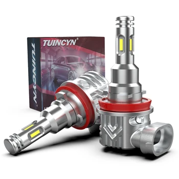 

2pcs NEW 4 Side LED light bulbs 80W H8 h9 H11 H7 led fog lights for Cars Car Fog Lamp light bulb Running Light Bulb Parking Bulb