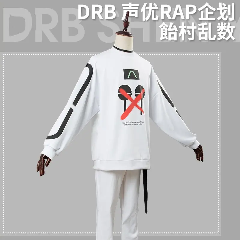 [Предпродажа] аниме дивизион рэп битва грязный давг DRB Ramuda белый комплект с капюшоном Косплей Костюм со шляпой для мужчин