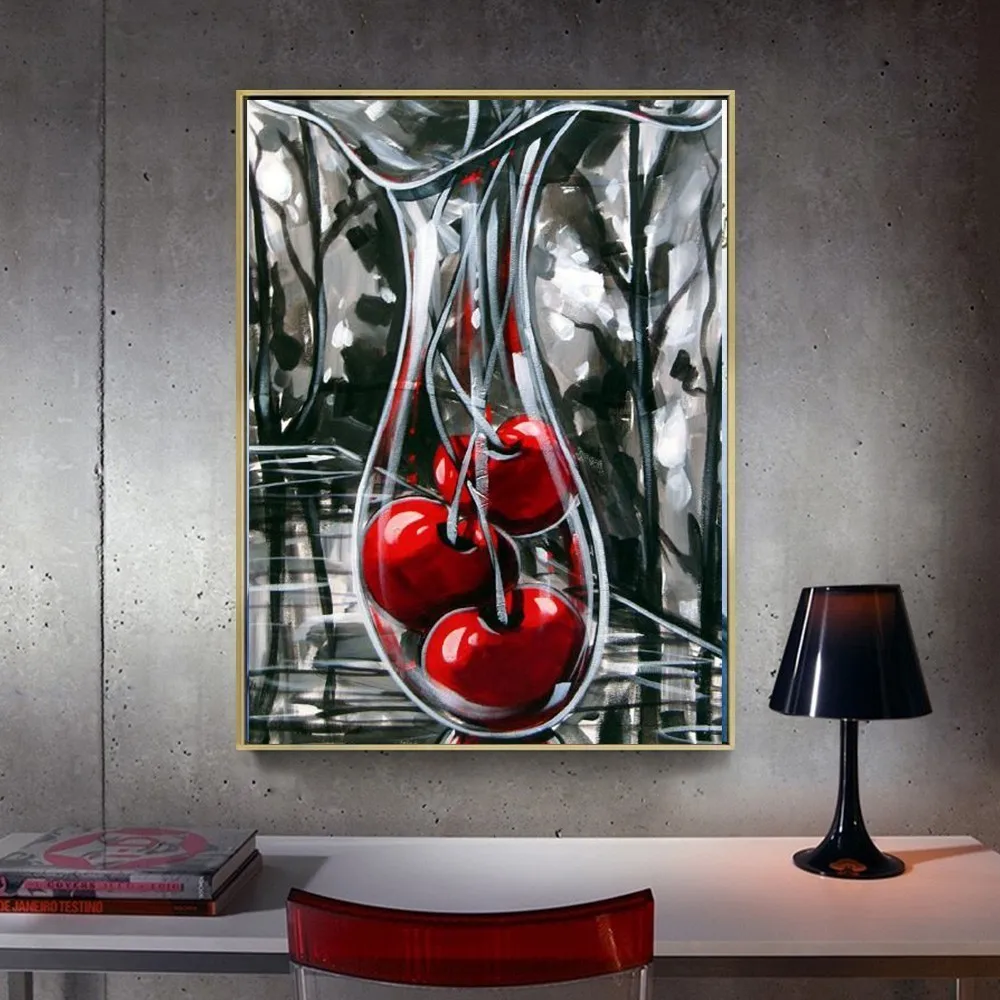 Алмазная вышивка HUACAN Cherry 5D DIY картина квадратная мозаика стразы украшение для