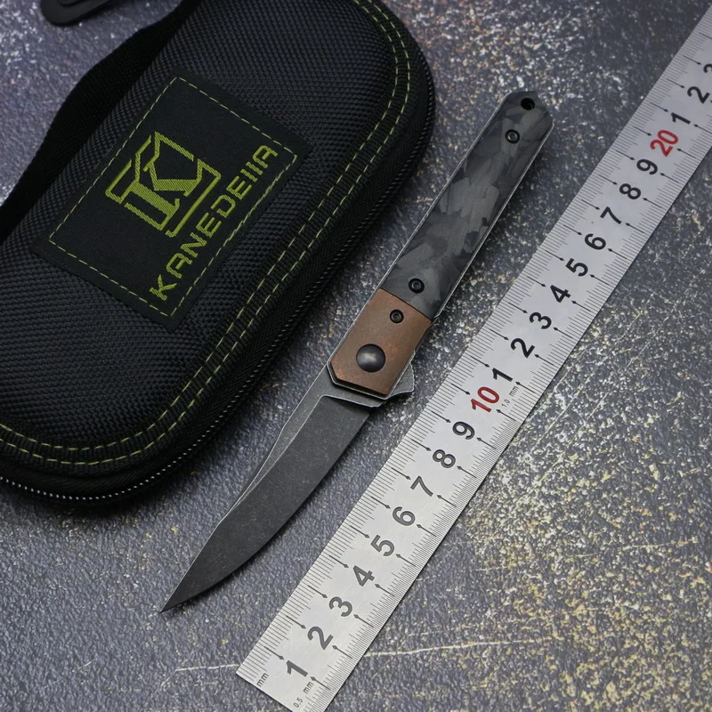 Складной нож Kanedeiia Kwaiken flipper тактический клинок С флиппером лезвие N690 титановая